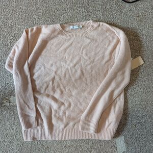 JustFab Pink Crew Neck Sweater